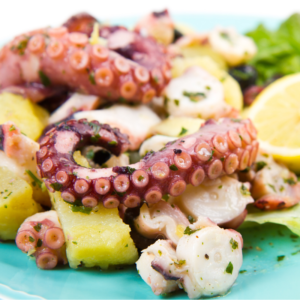 Octopus and potato salad