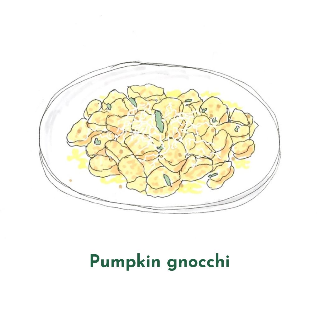 Pumpkin gnocchi